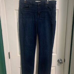 Lane Bryant Dark Blue Straight Leg Stretch Jeans